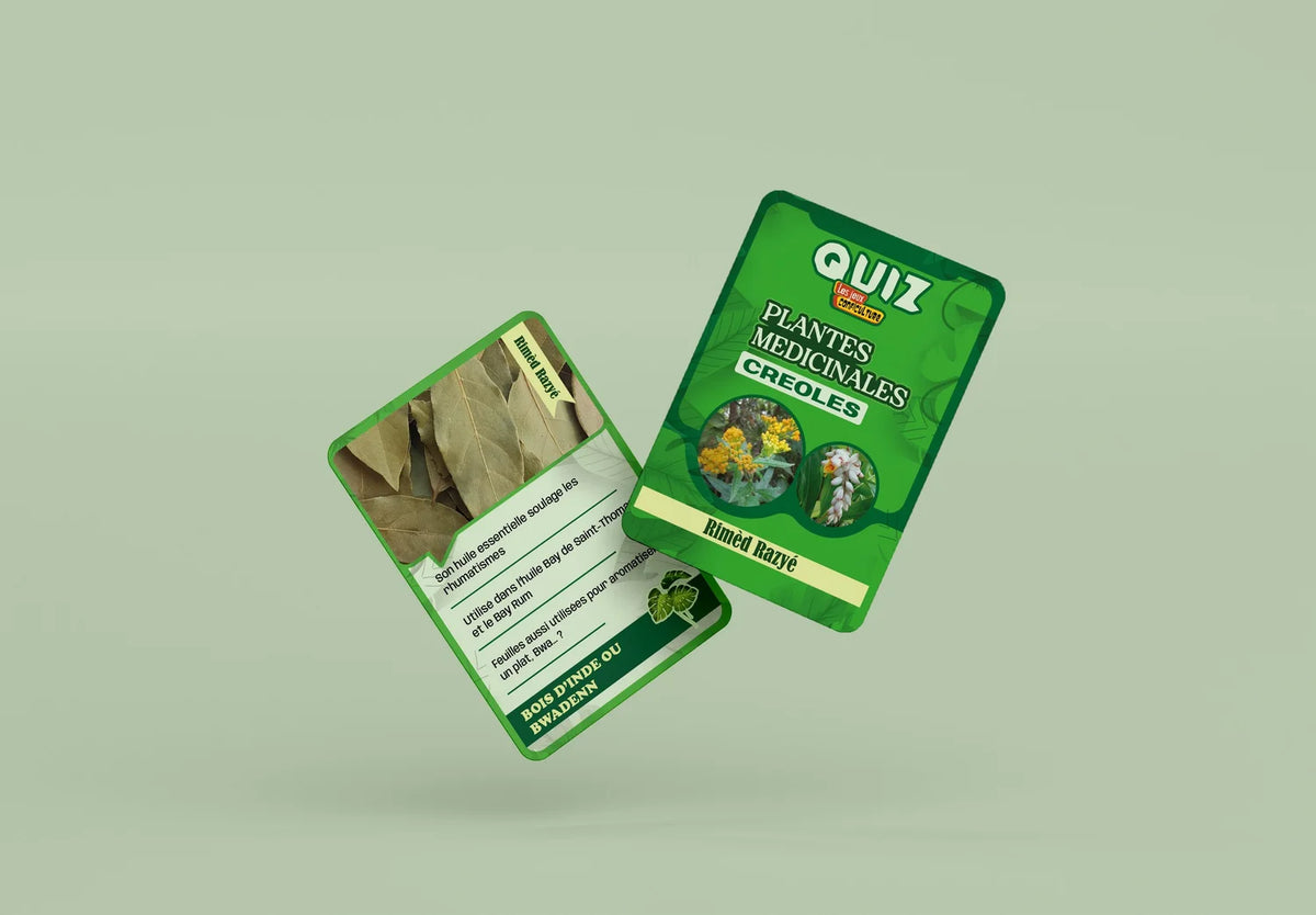 Jeux de Cartes Culture Plantes Mdicinales Croles  Kemet Market