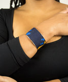 Bracelet Wax Bleu foncé