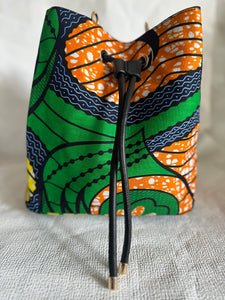 Sac-wax-femme-sac-à-main-africain-simili-cuir-senegal-prix-pas-cher-tissu-pagne-vert-orange-jaune-sac-bourse-seau-bucket