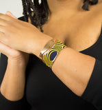 Bracelet Manchette Wax et Doré