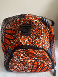 sac-a-dos-wax-femme-homme-voyage-sport-tissu-africain-pagne-colore-jaune-vert-noir-extensible-ordinateur-unisex-expedition-randonnee-orange-rouge-marron-noir