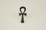 Bague ankh argent argenté acier inoxydable Homme femme clé croix égyptienne kemit Kemet market 