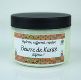 Beurre de karite Aromazone brut d’ Afrique visage corps cheveux bébé 