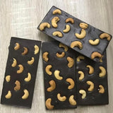 Chocolat Dubaï ivoirien tablette chocolat noir cacao pur brut  artisanal noix de cajou peu sucre