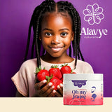 Crème capillaire cheveux chantilly karite fraise cosmétique naturelle cheveux afro secs crepus texturés hydratant démêlant anti vergetures 