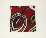 foulard wax africain, rouge foulard africain, tissu wax, headwrap africain, turban africain, accessoire africain, foulard en wax, mode africaine, Kemet Market
