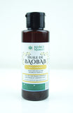 Huile végétale baobab bienfaits visage cheveux peau sèche hydratant nourrissant contenant ambre recyclé 100ml