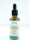 Huile végétale baobab bienfaits visage cheveux peau sèche hydratant nourrissant contenant verre ambre recyclé 50ml