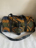 sac-a-dos-wax-femme-homme-voyage-sport-tissu-africain-pagne-colore-jaune-vert-noir-extensible-ordinateur-unisex-expedition-randonnee