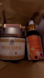 Coffret Bougie + Huile de massage